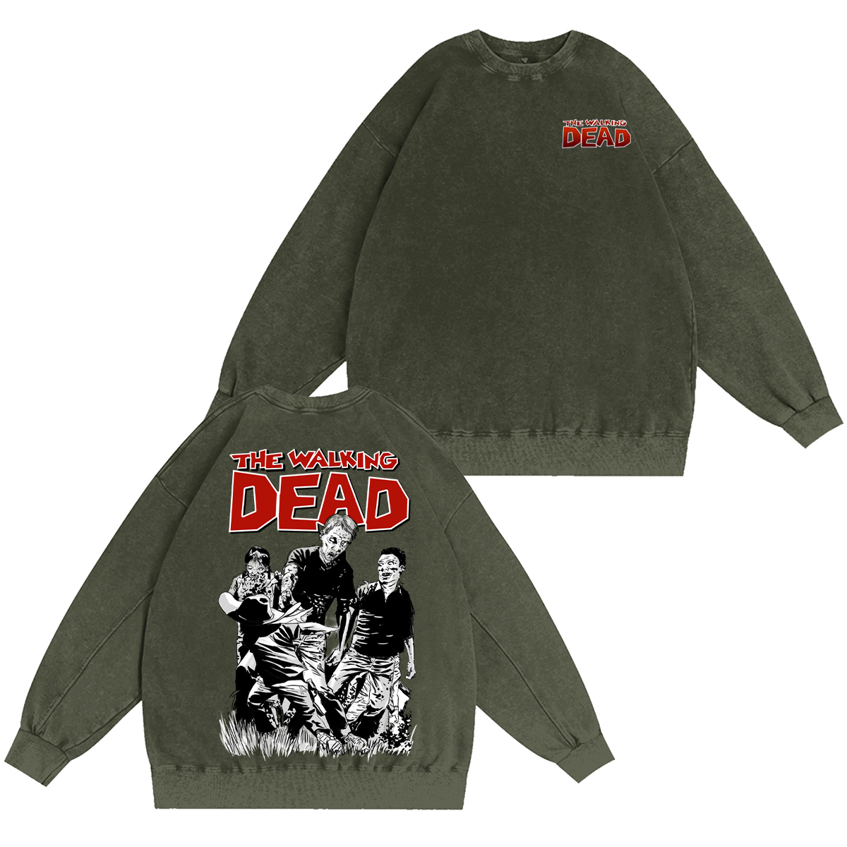 The Walking Dead Vintage Washed T-shirt/Crewneck/Hoodie
