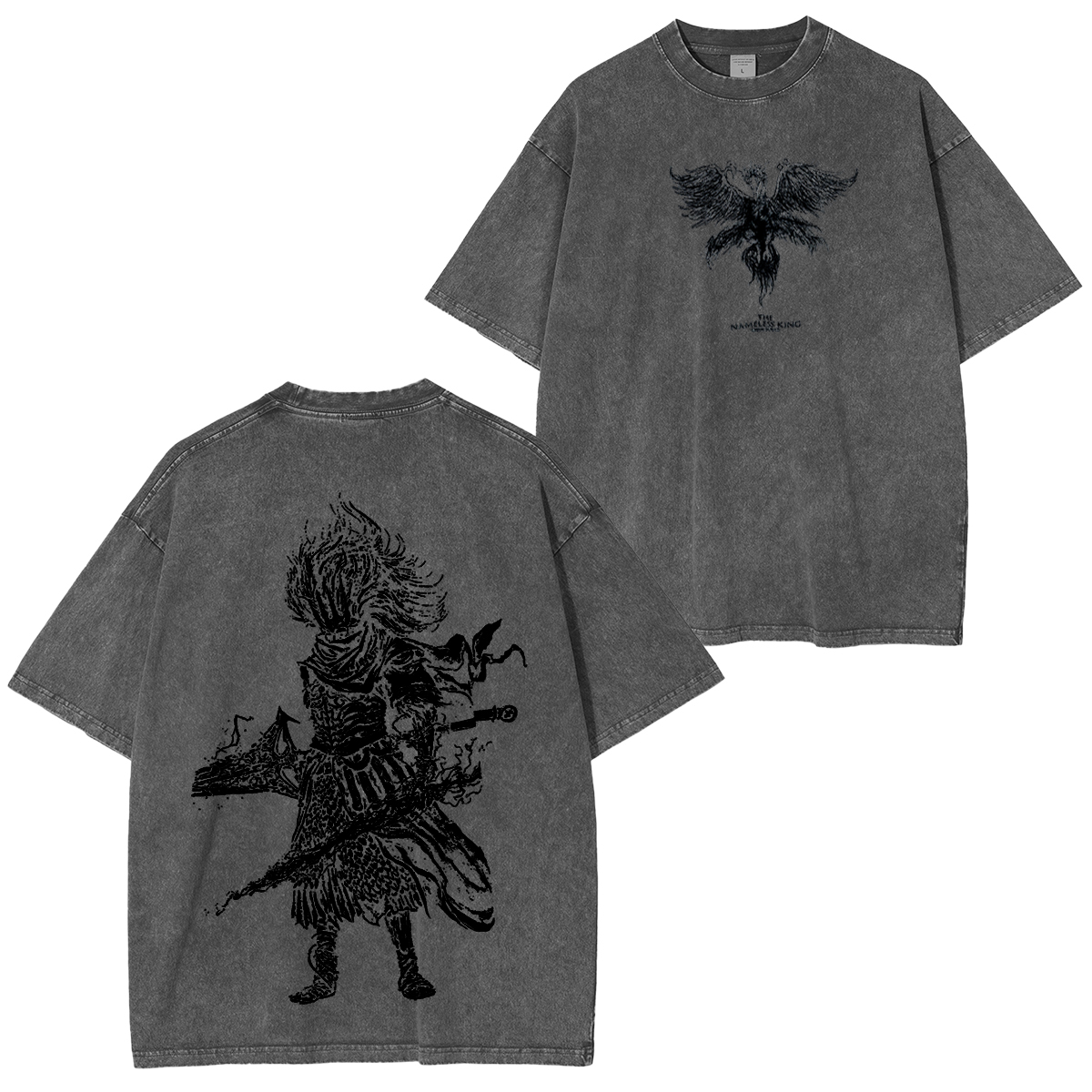 Nameless King Dark Souls Vintage Washed Unisex T-Shirt