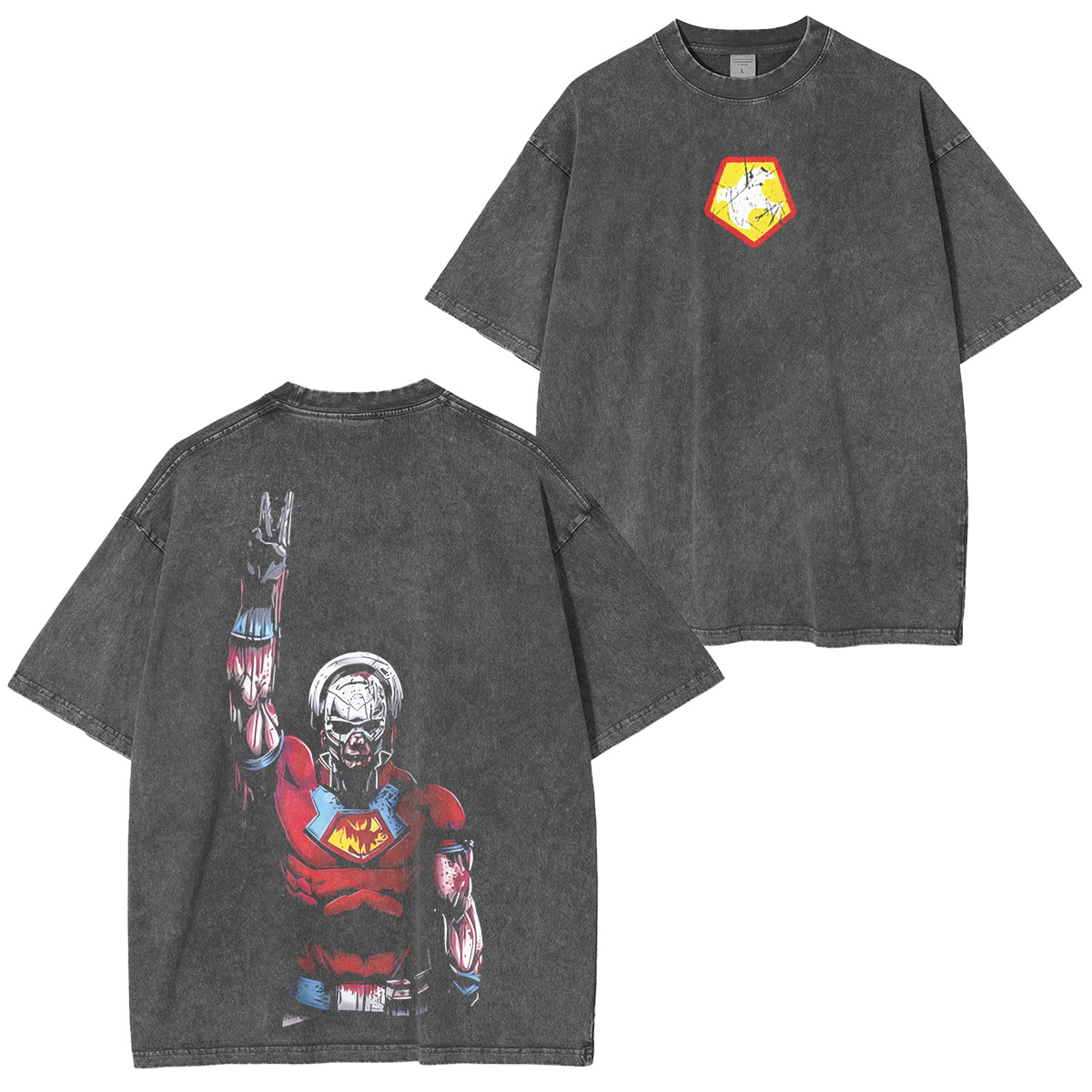 Superhero Peace through powerPeacemaker Vintage Washed T-shirt/Crewneck/Hoodie
