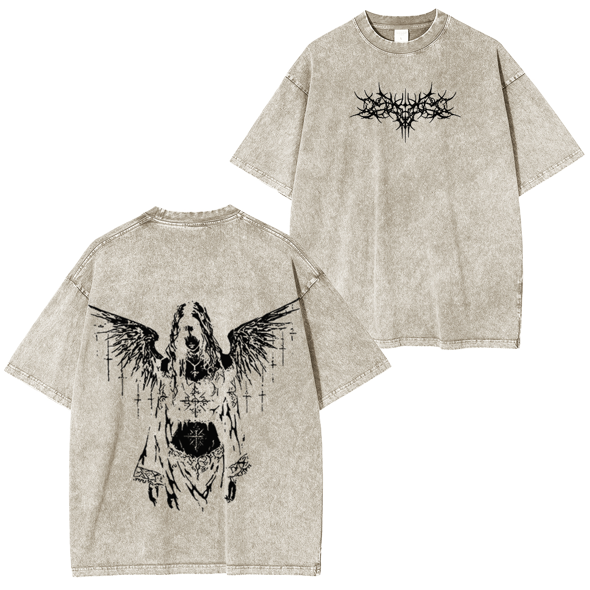 Angel Wings Vintage Washed T-shirt/Crewneck/Hoodie