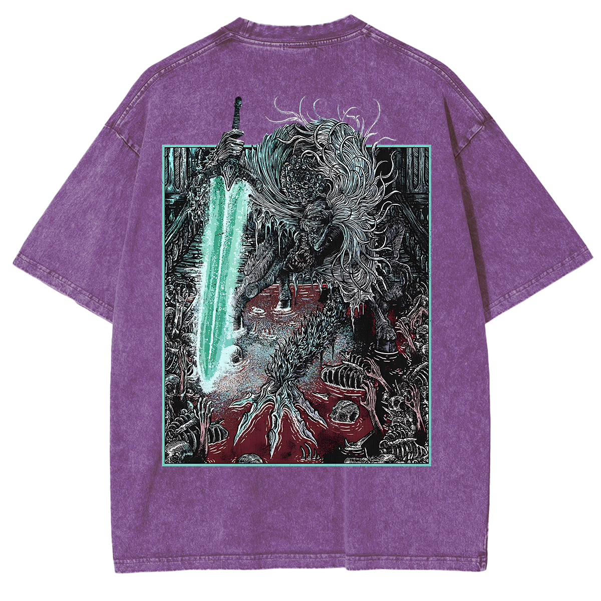 Bloodborne Ludwig The Accursed Holy Blade Grim Unisex Washed T-Shirt