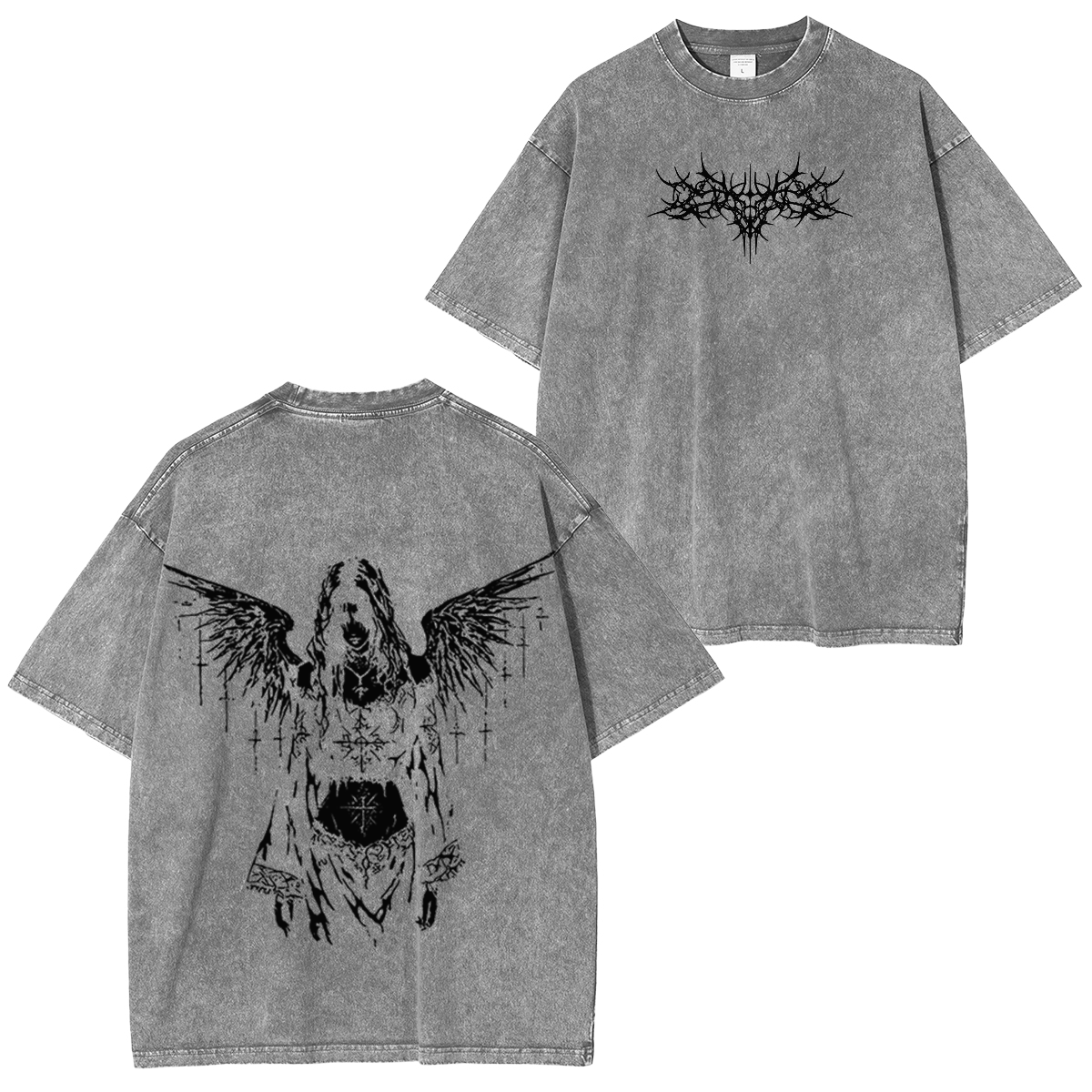 Angel Wings Vintage Washed T-shirt/Crewneck/Hoodie