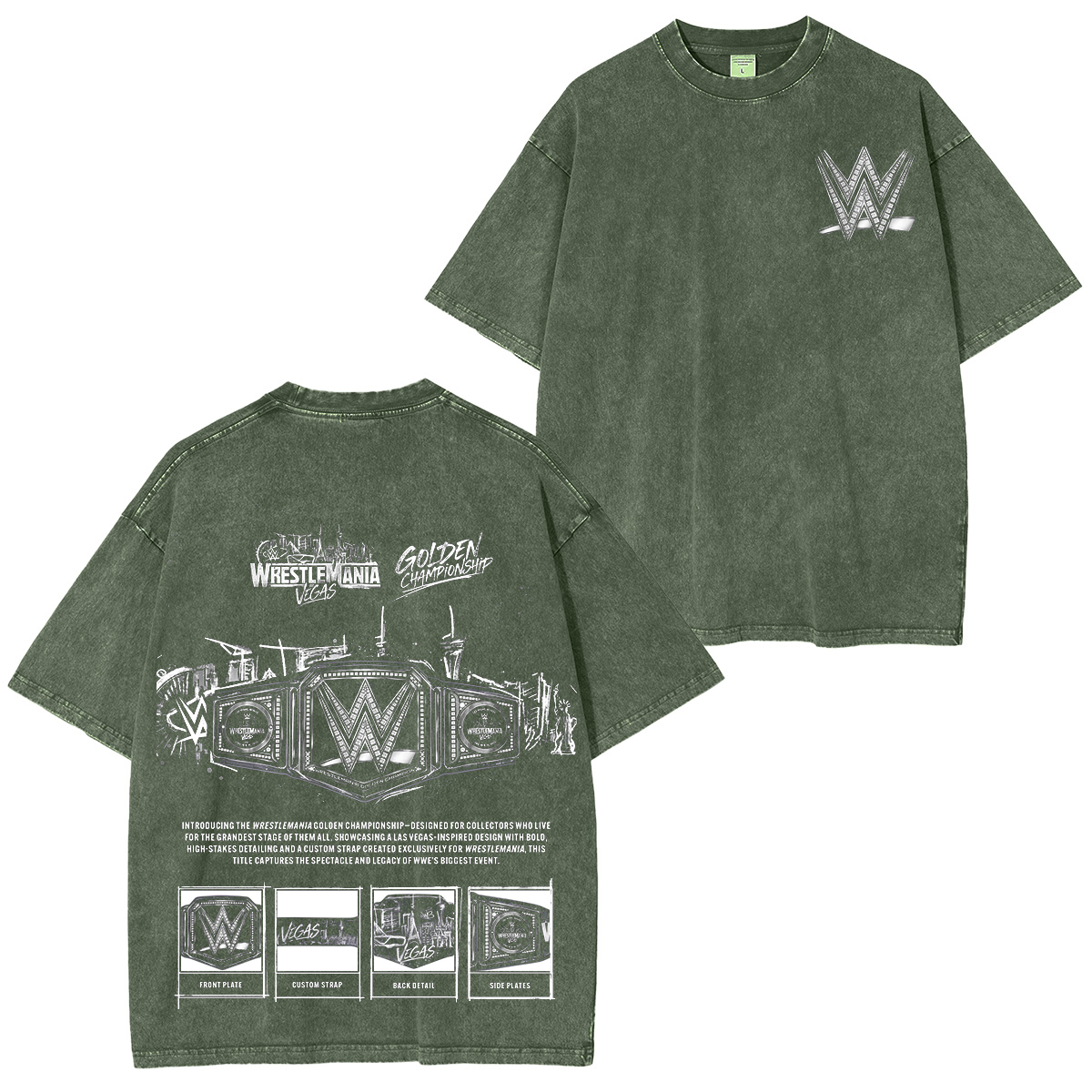 WrestleMania 42 Skyline Washed T-shirt/Crewneck/Hoodie