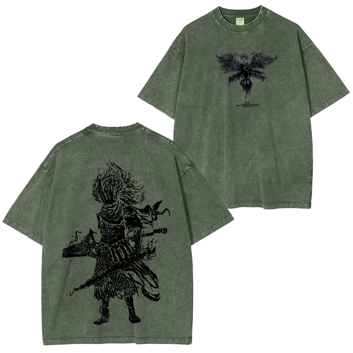 Nameless King Dark Souls Vintage Washed Unisex T-Shirt