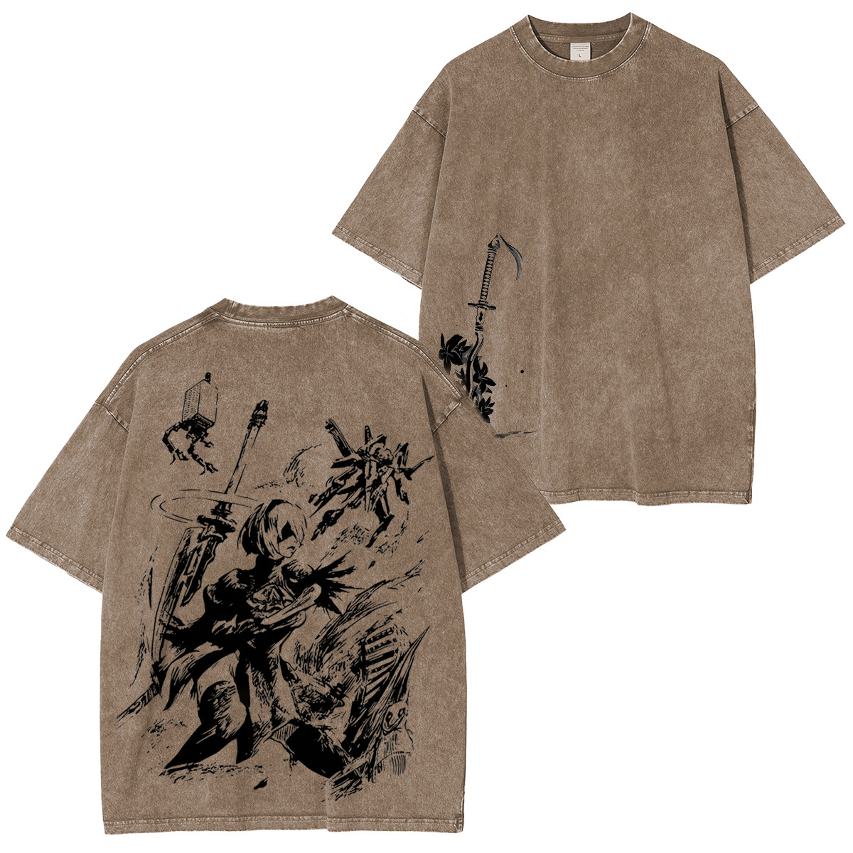 NieR: Automata 2bedit Vintage Washed T-shirt/Crewneck/Hoodie