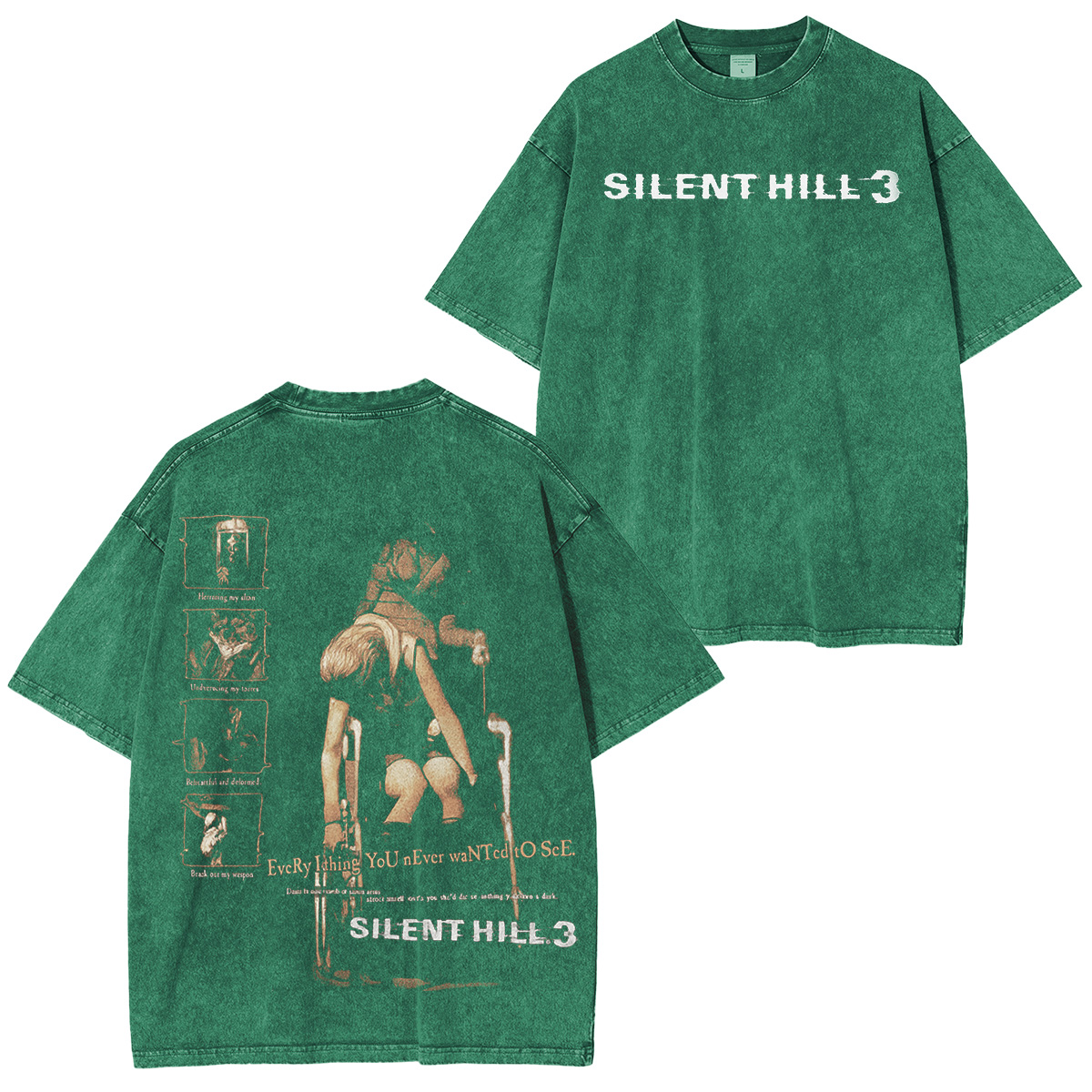 silenthill3 Retro Washed T-Shirt