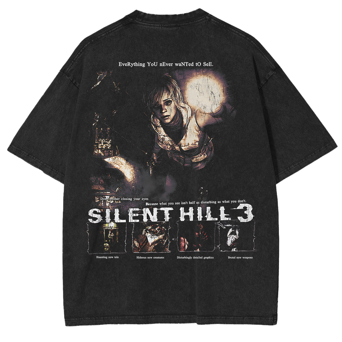 Silent Hill 3 - Everything You Never Wanted To See Unisex Washed T-Shirt