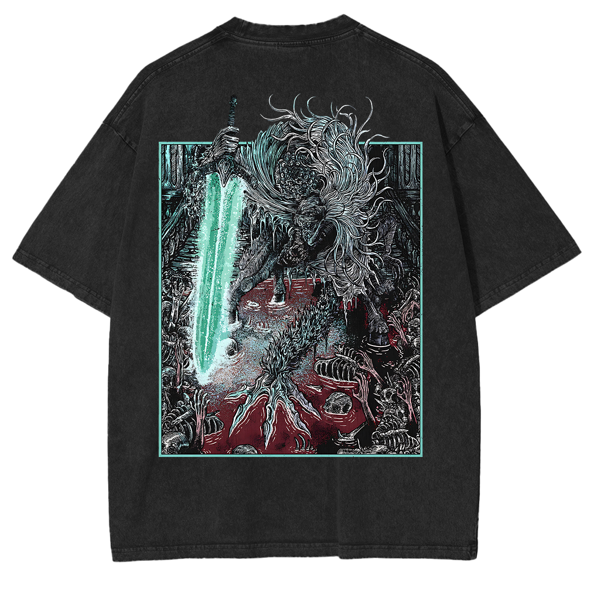 Bloodborne Ludwig The Accursed Holy Blade Grim Unisex Washed T-Shirt