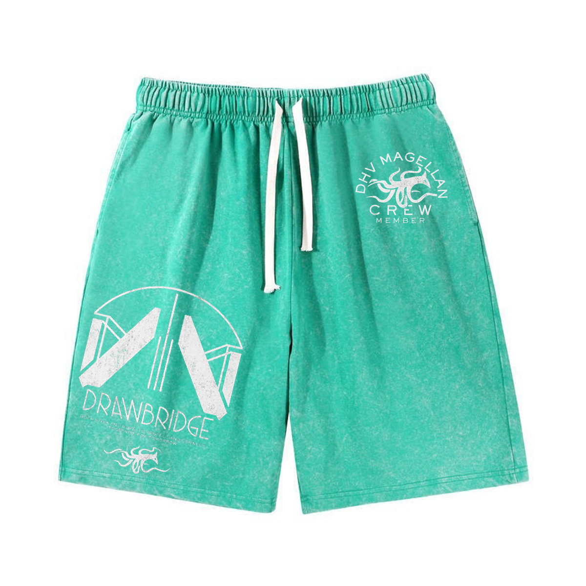 Washed Shorts Loose Sports Shorts