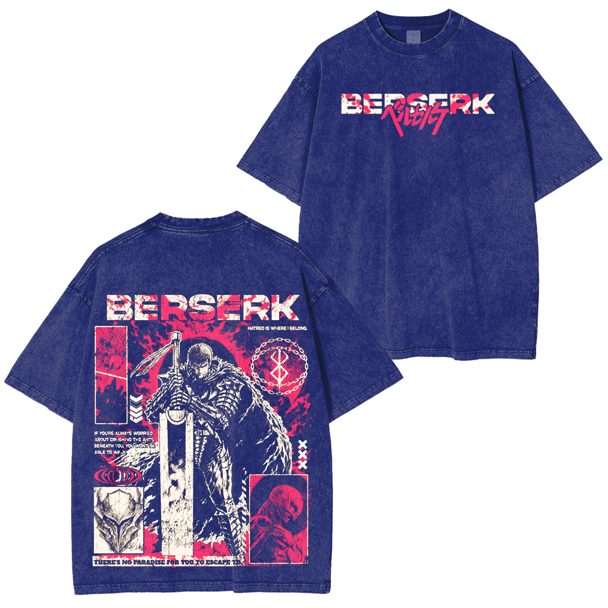 Berserk Washed T-shirt/Crewneck/Hoodie