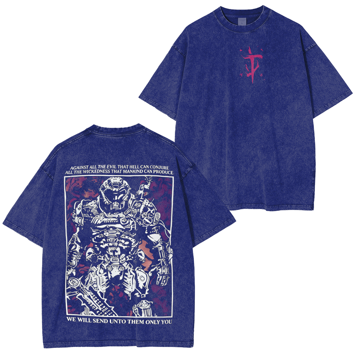 Doom Slayer Washed T-shirt/Crewneck/Hoodie