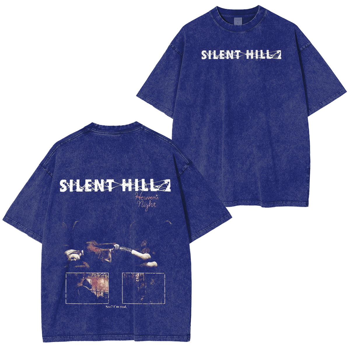 Horror Silent Hill Heavens Night Washed T-shirt/Crewneck/Hoodie