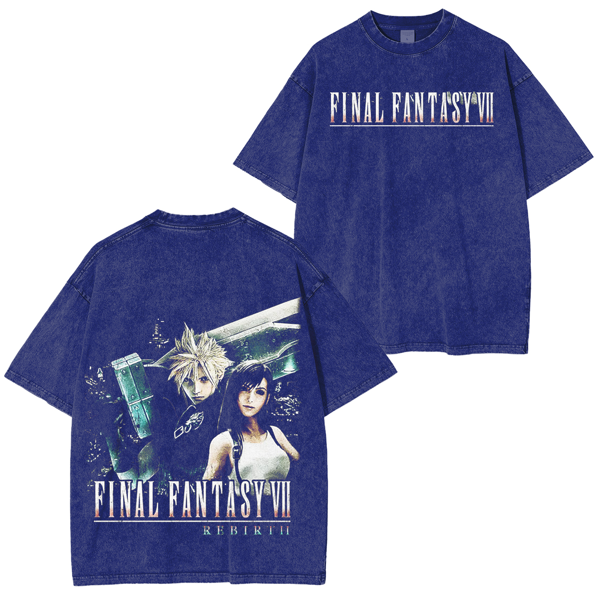 Final Fantasy VII Unisex Washed T-shirt
