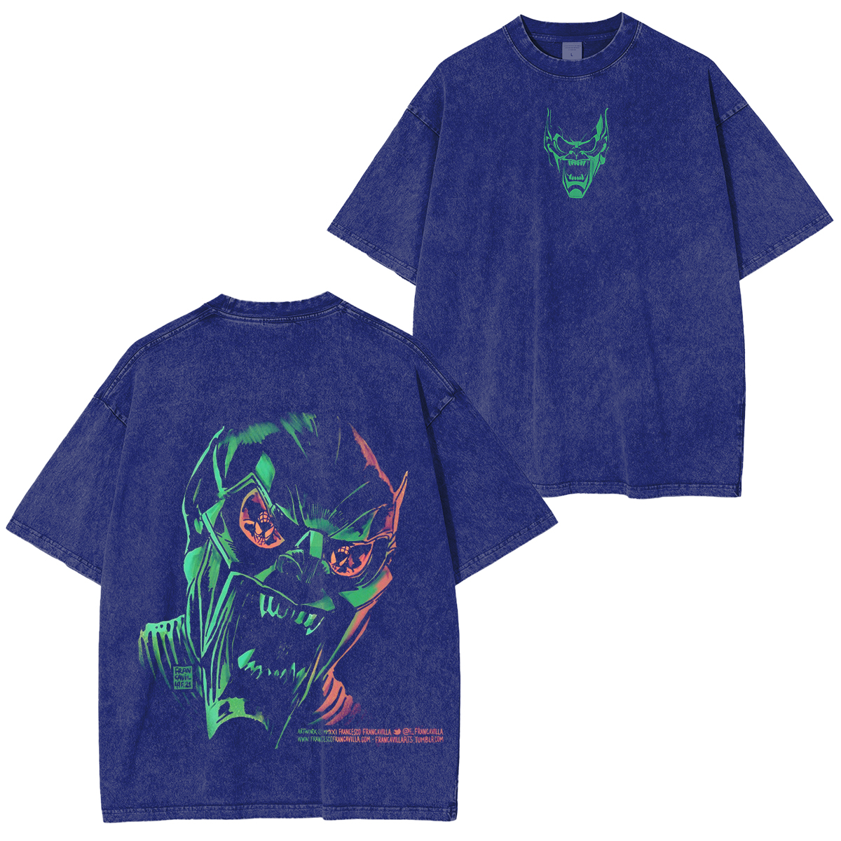 Green Goblin Unisex Washed T-shirt/Crewneck/Hoodie