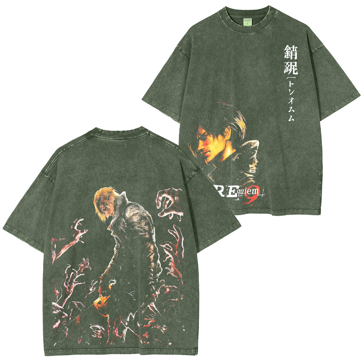 Resident Evil Unisex Washed T-shirt/Crewneck/Hoodie