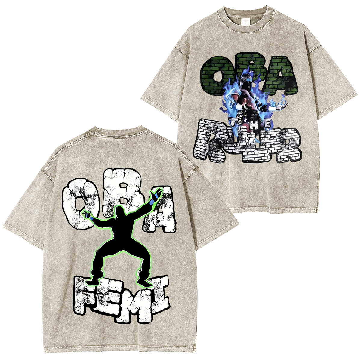 Wrestling Obafemi Washed T-shirt/Crewneck/Hoodie