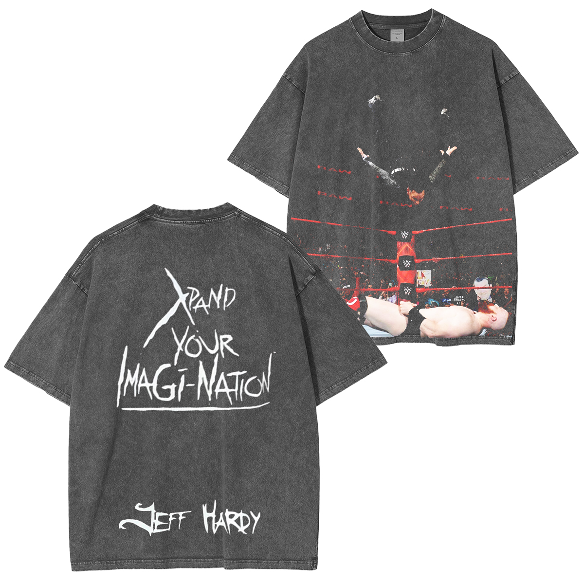 Wrestler Jeff Hardy Vintage Washed T-shirt/Crewneck/Hoodie