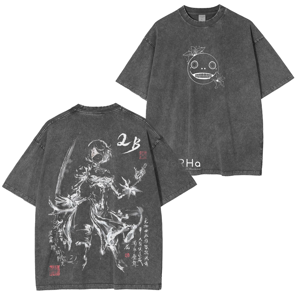 NieR: Automta YoRHa No.2 Washed T-shirt