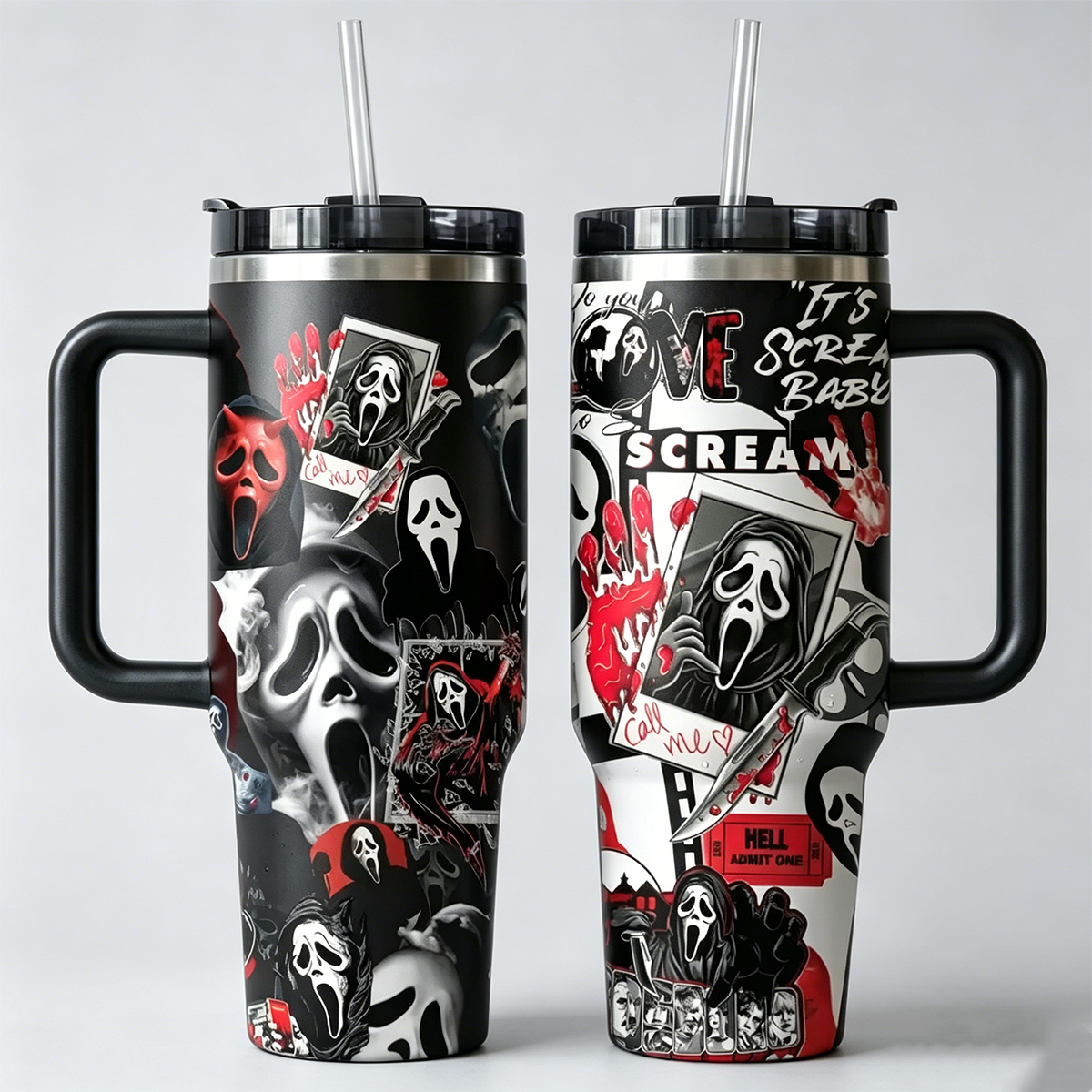 Scream  40 Oz Tumbler Cup
