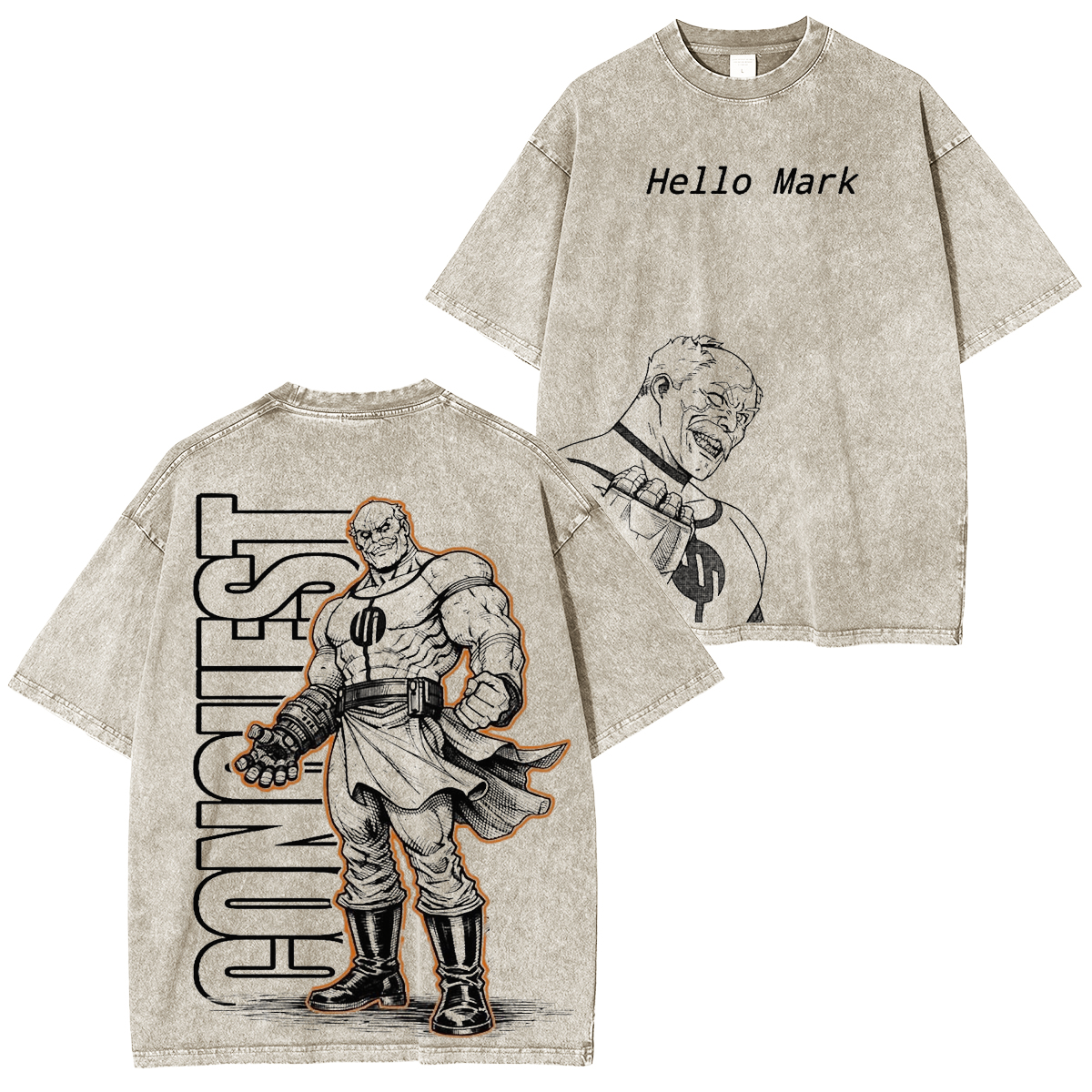 invincible Unisex Washed T-Shirt