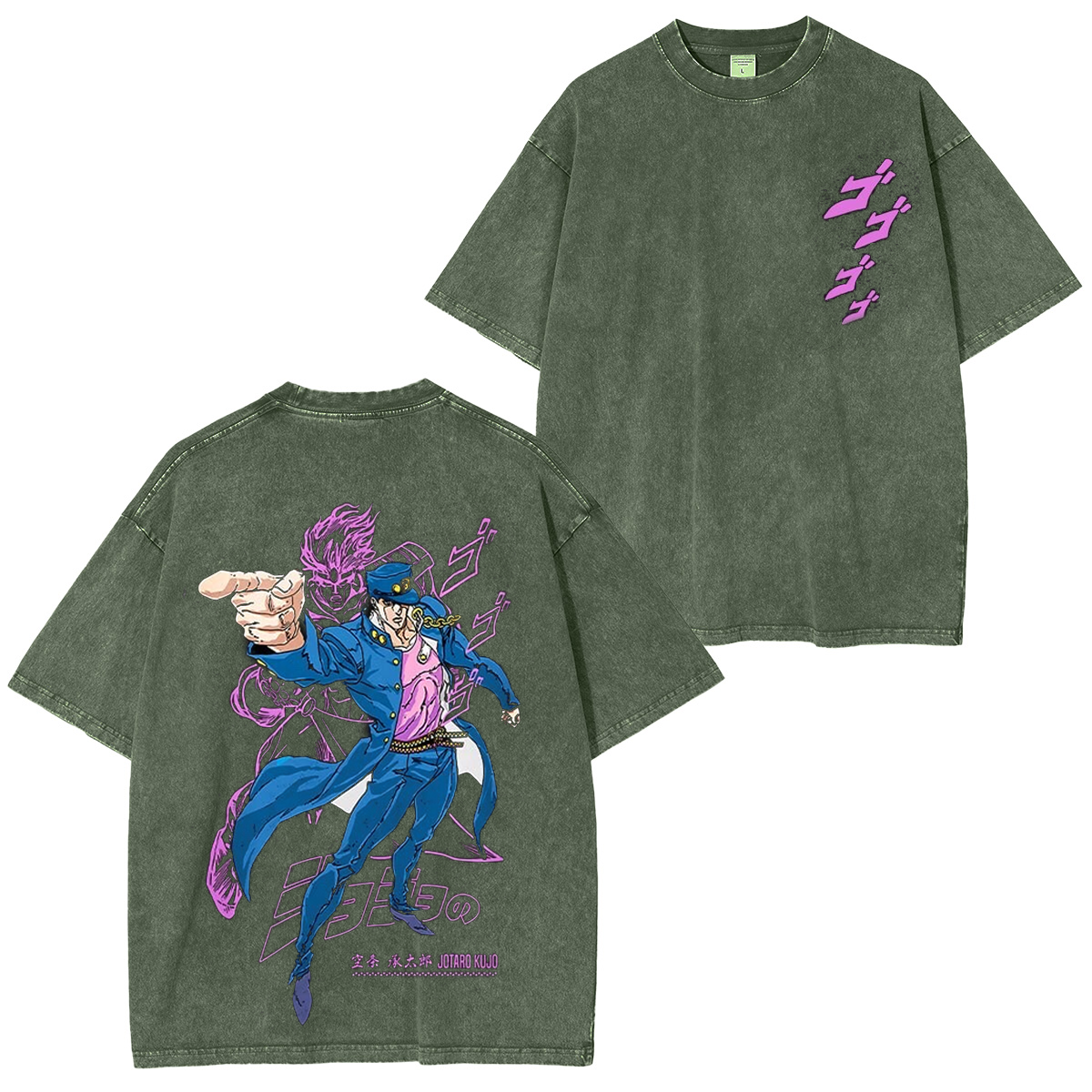 JoJo's Bizarre Adventure Washed T-shirt/Crewneck/Hoodie