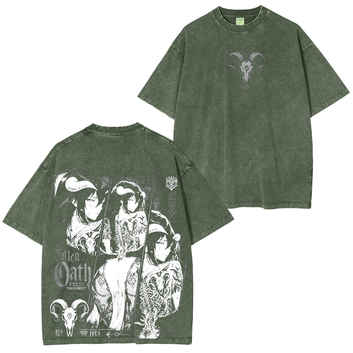 Albedo Overlord Washed T-shirt/Crewneck/Hoodie