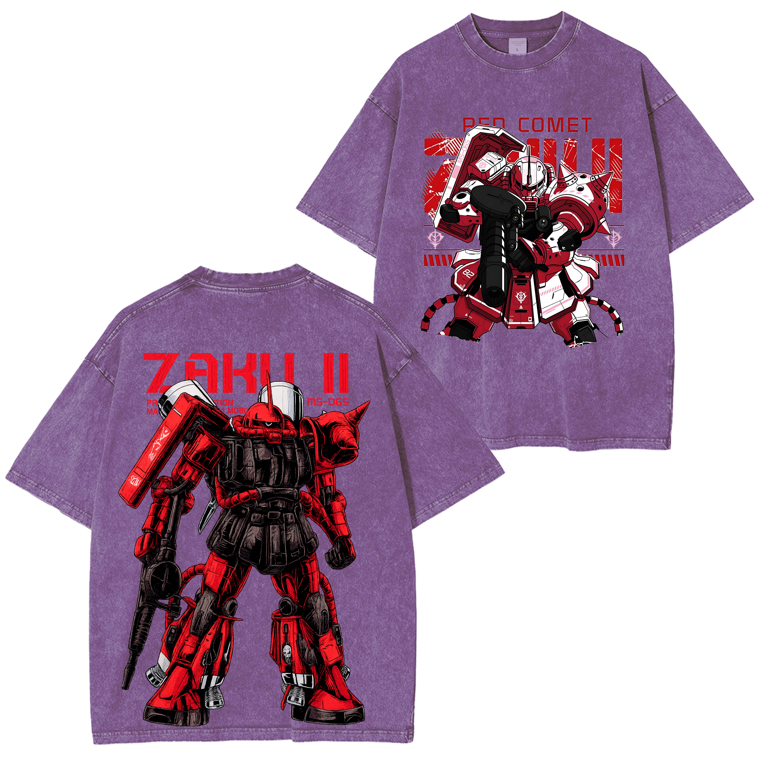 Gundam Vintage Unisex Washed T-Shirt