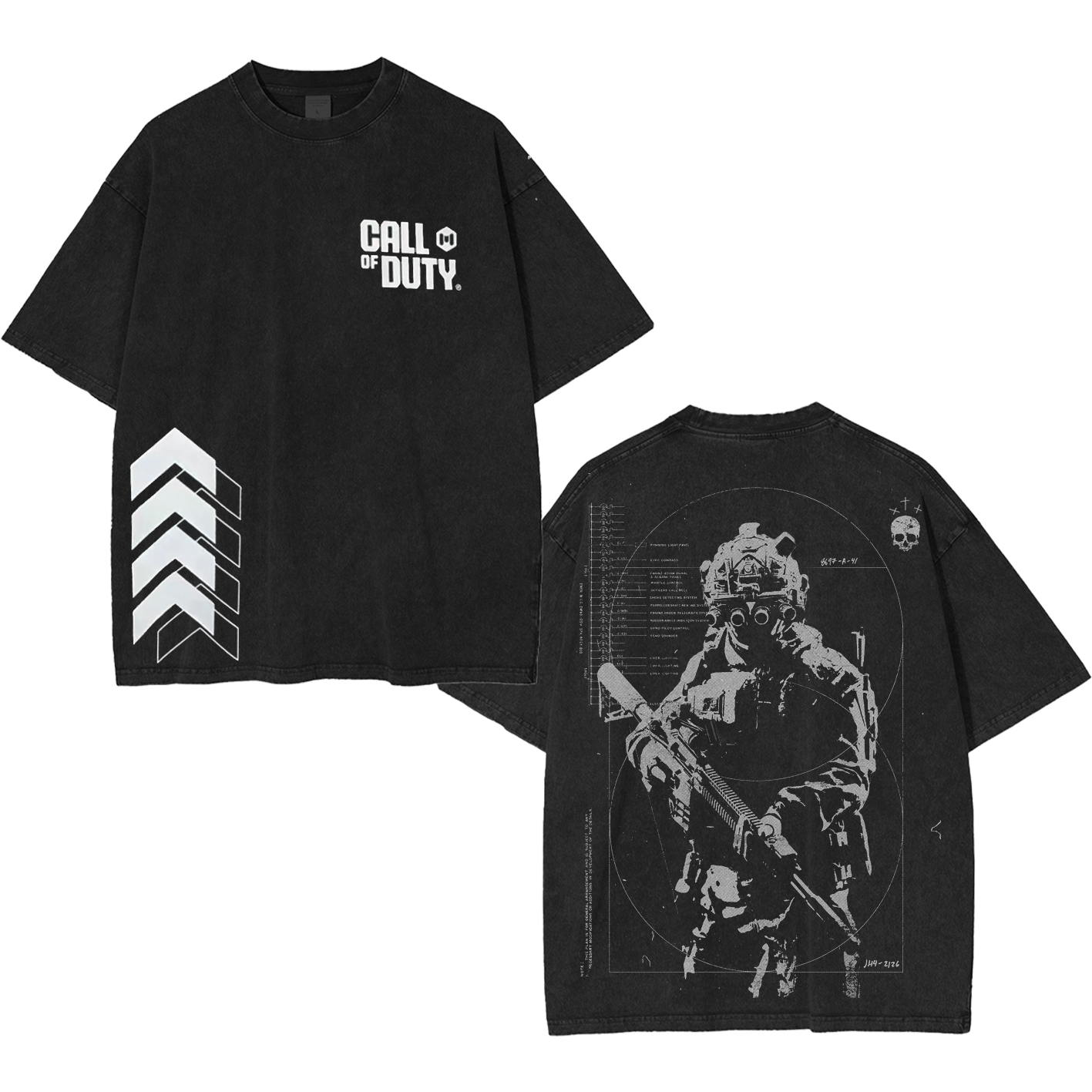 Call of Duty: Modern Warfare Unisex Washed T-shirt/Crewneck/Hoodie