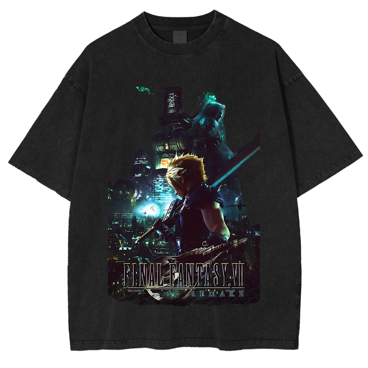 Final Fantasy Washed T-shirt/Crewneck/Hoodie
