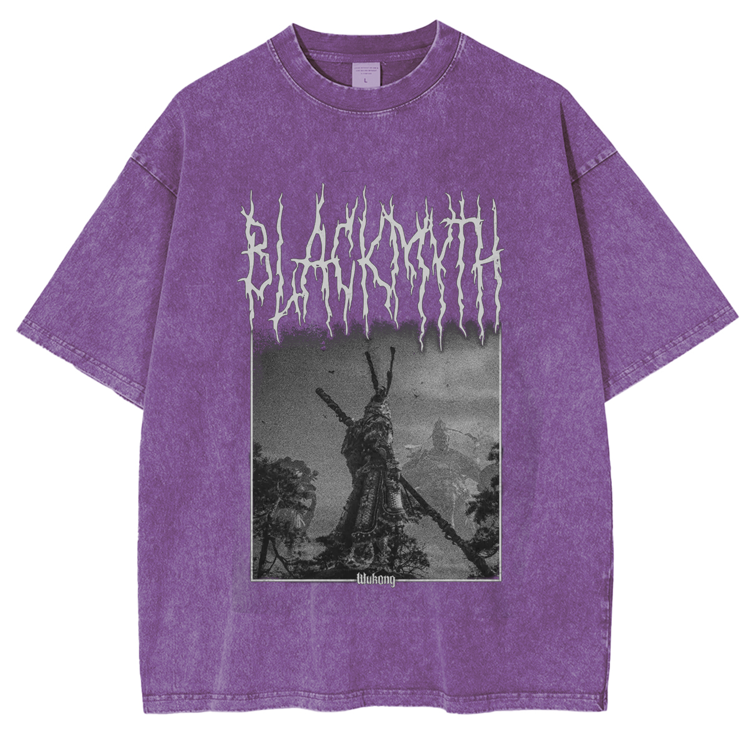 Black Myth Wukong Vintage Unisex Washed T-Shirt