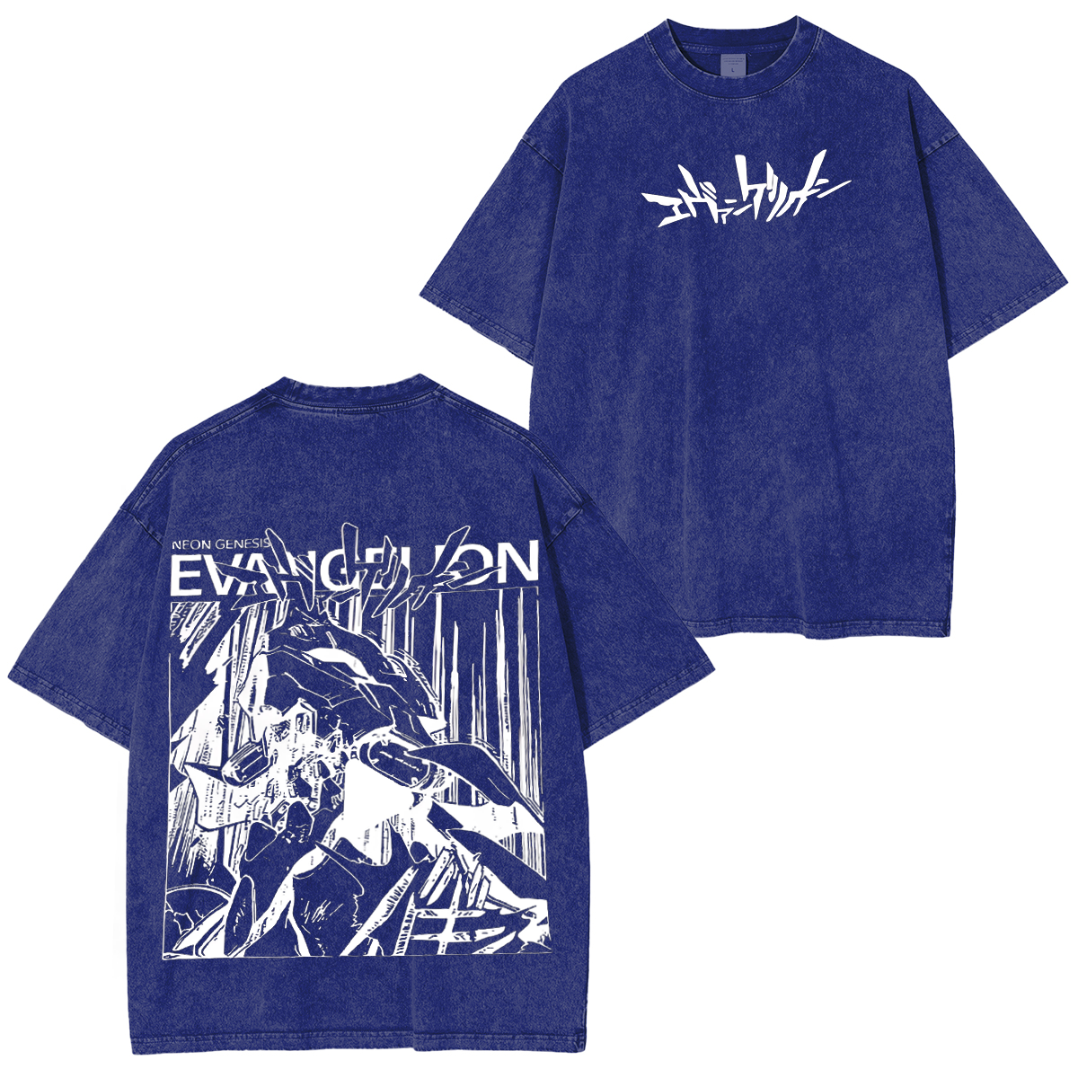 Neon Genesis Evangelion Vintage Washed Unisex T-Shirt