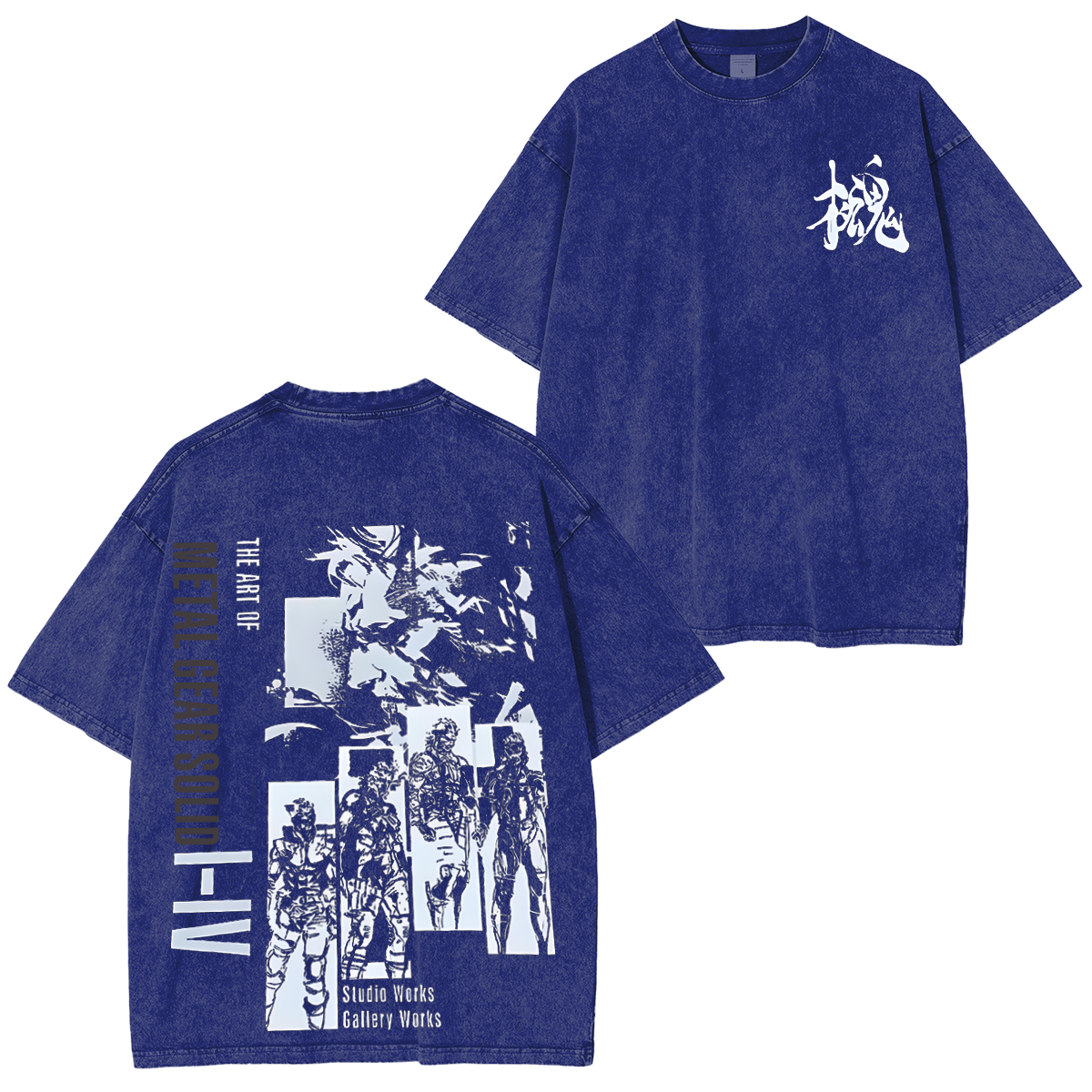 The Art of Metal Gear Solid I-IV Vintage Washed T-shirt/Crewneck/Hoodie