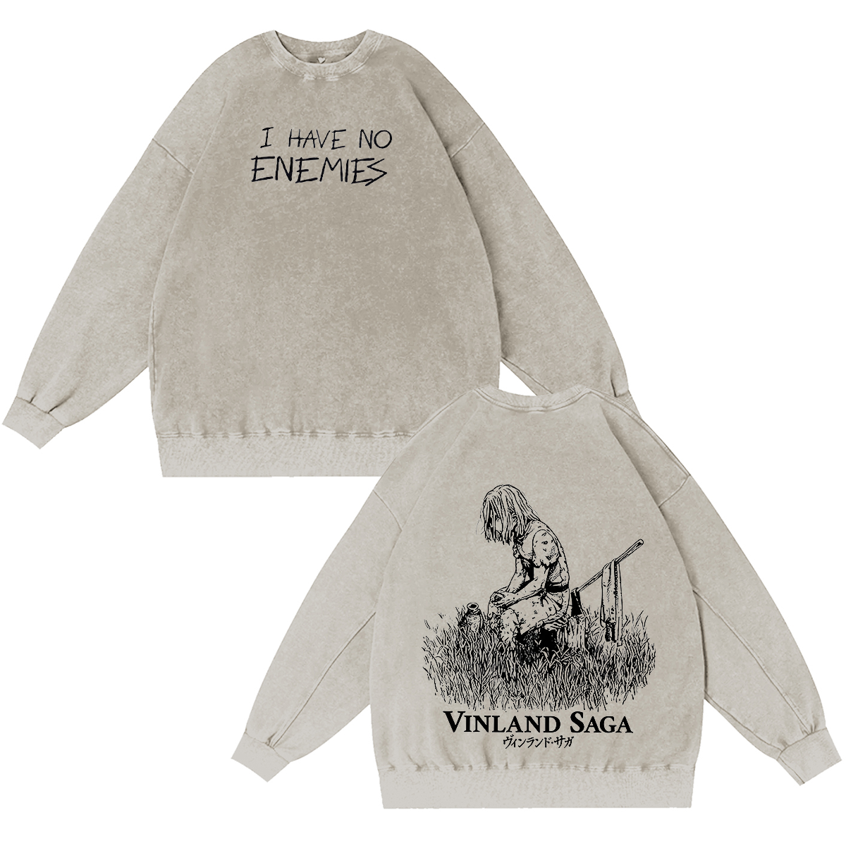 Vinland Saga Vintage Washed T-shirt/Crewneck/Hoodie
