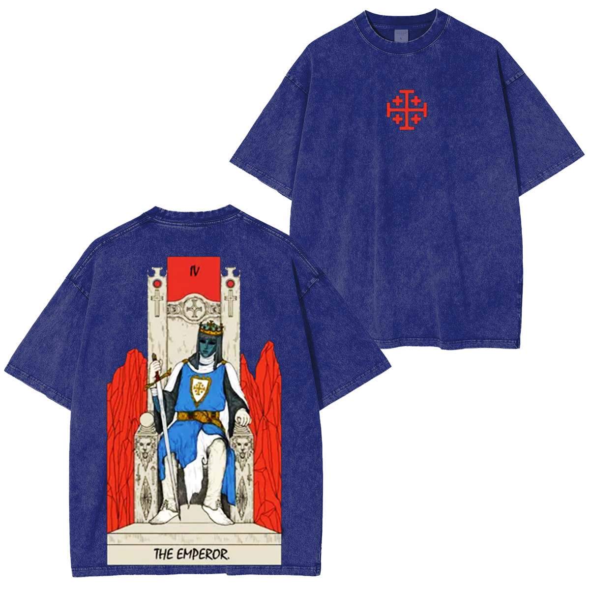 Leper King Baldwin IV  Vintage Washed T-shirt/Crewneck/Hoodie