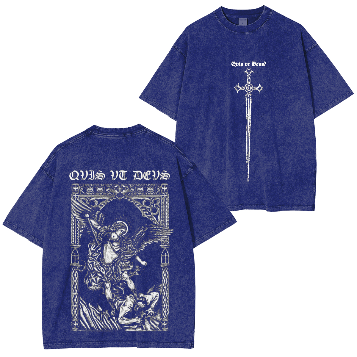 Archangel Saint Michael Vintage Washed T-shirt/Crewneck/Hoodie