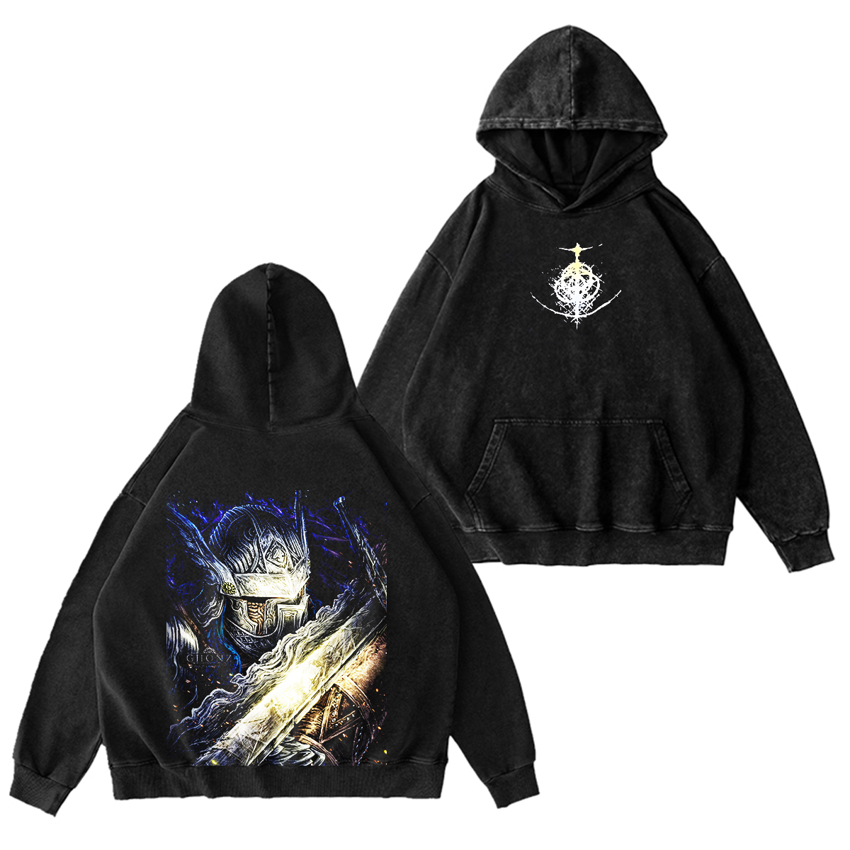 Elden Ring: Night Kingdomr Vintage Washed T-shirt/Crewneck/Hoodie