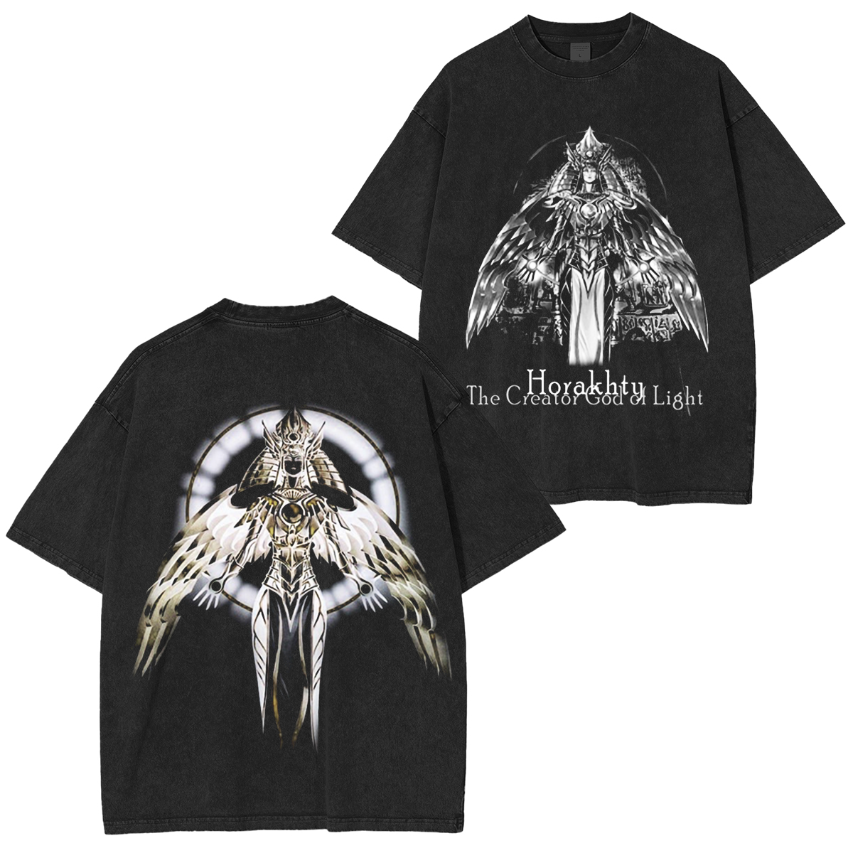 The Creator God of Light, Horakhty Vintage Washed T-shirt/Crewneck/Hoodie