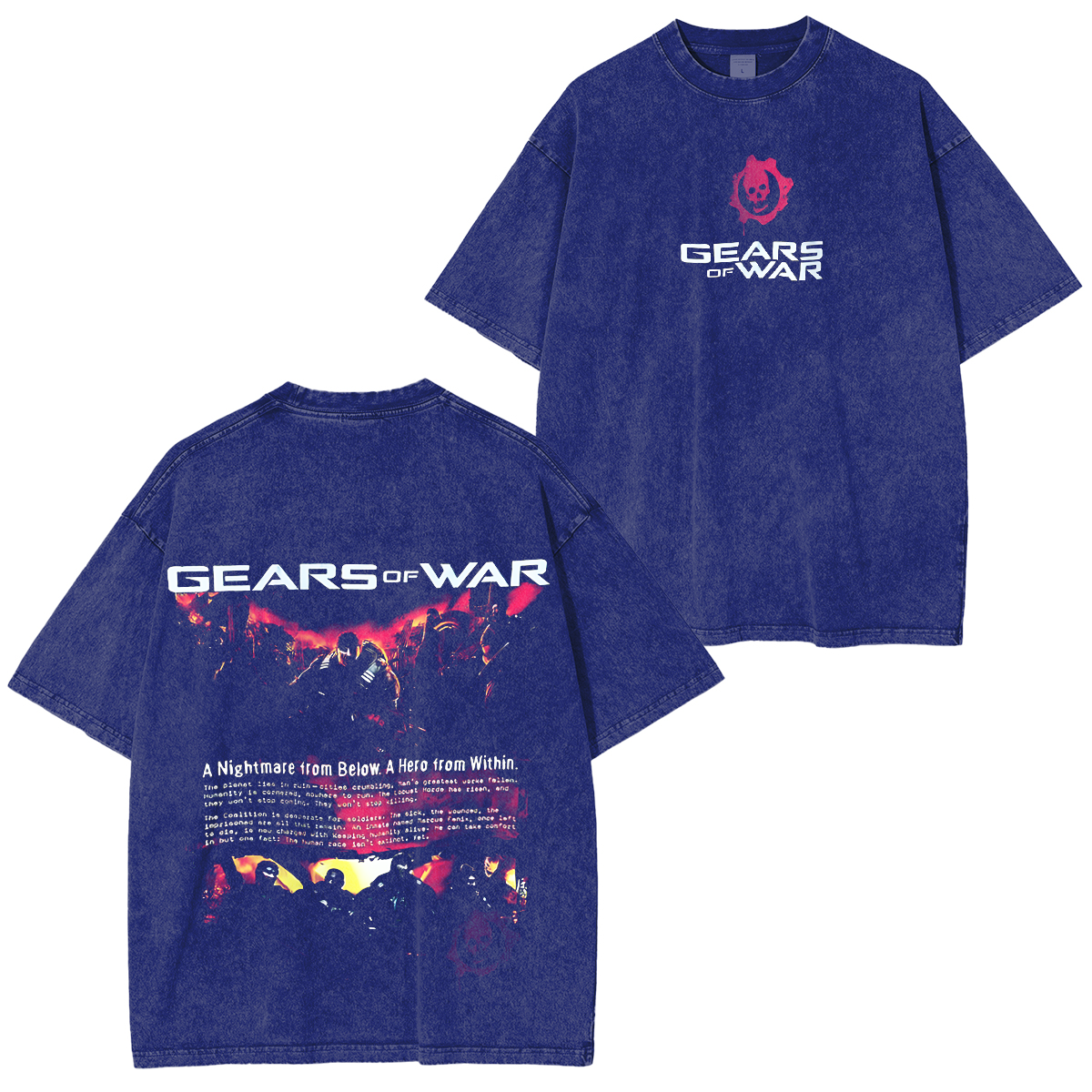Gears of War Vintage Washed T-shirt/Crewneck/Hoodie