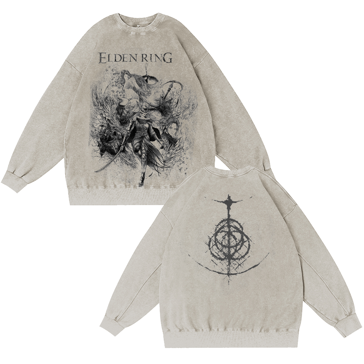 Elden Ring Vintage Washed T-shirt/Crewneck/Hoodie