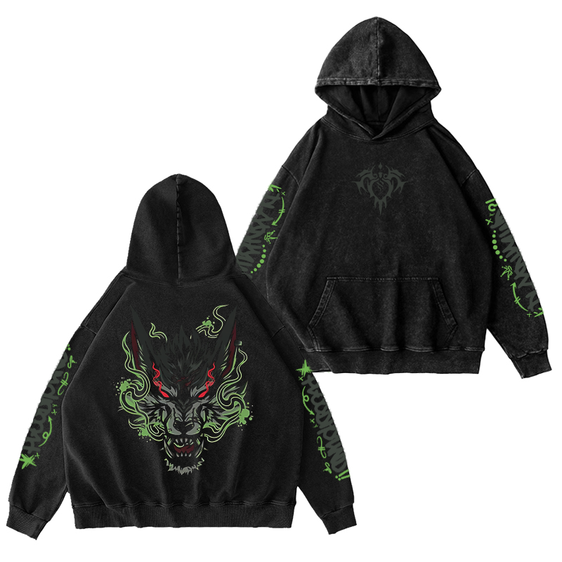 Arcane Pitfighter Unisex Washed Hoodie