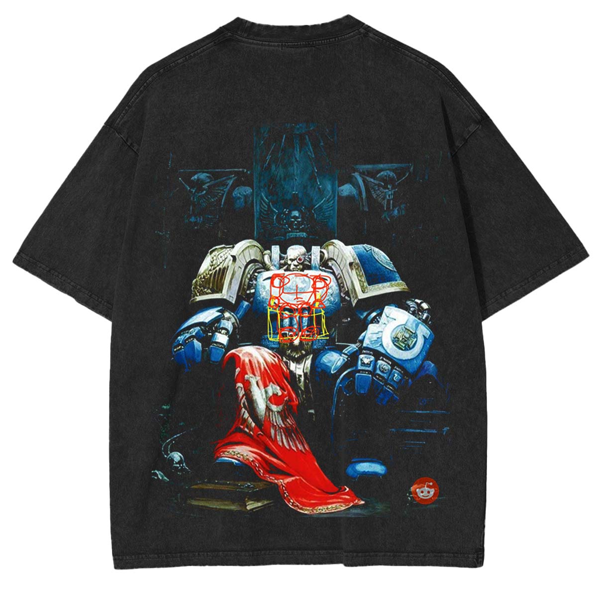 Manius Calgar Lord of Macragge Master of the Ultramarines Vintage Unisex Washed T-shirt
