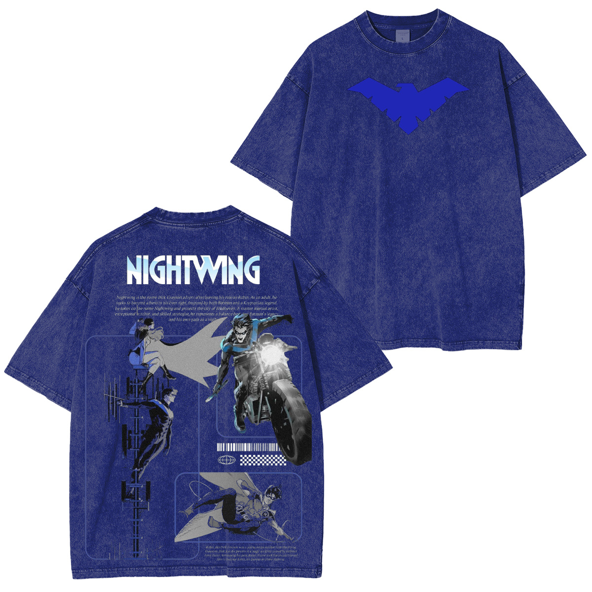 Nightwing Washed T-shirt/Crewneck/Hoodie
