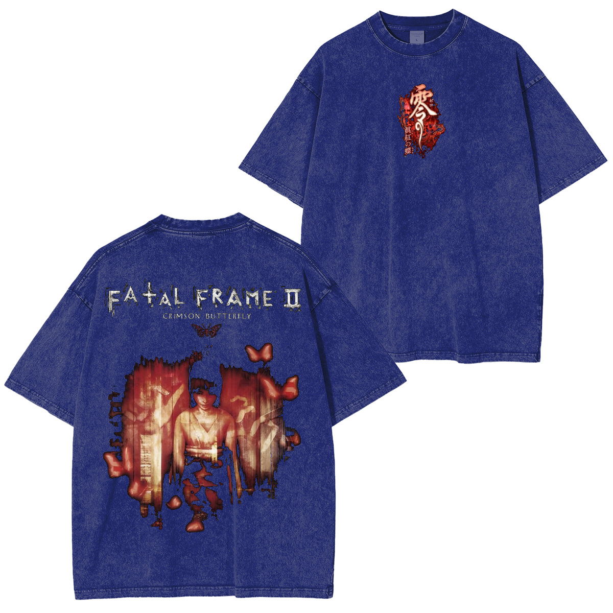 Fatal Frame II: Crimson Butterfly Washed T-shirt/Crewneck/Hoodie