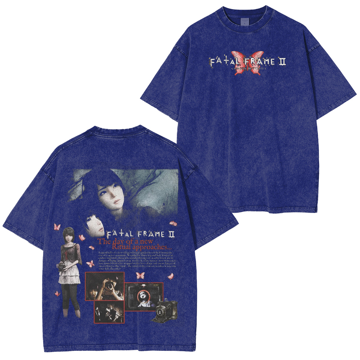 Fatal Frame II Vintages Washed T-shirt/Crewneck/Hoodie