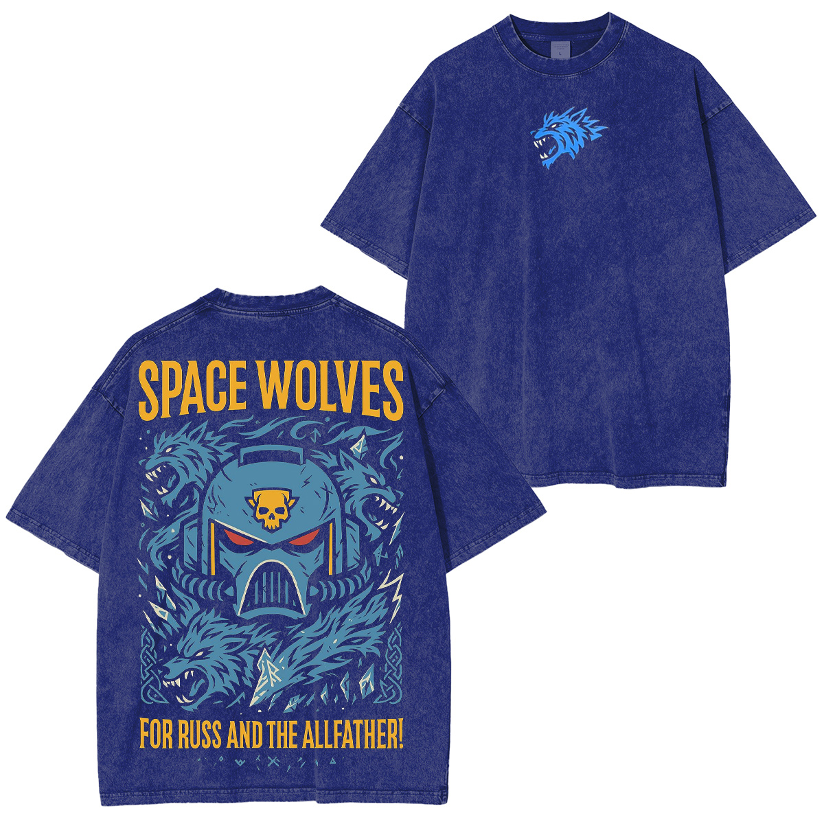 Space Wolves Warhammer 40k Vintage Washed T-shirt/Crewneck/Hoodie