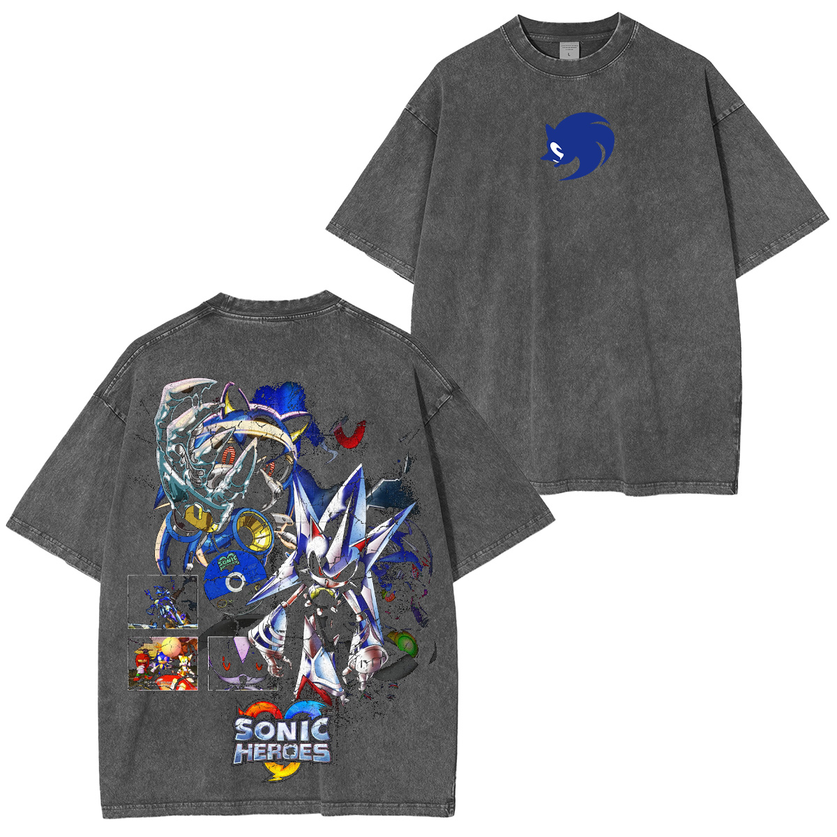 Sonic Heroes Vintage Washed T-shirt/Crewneck/Hoodie