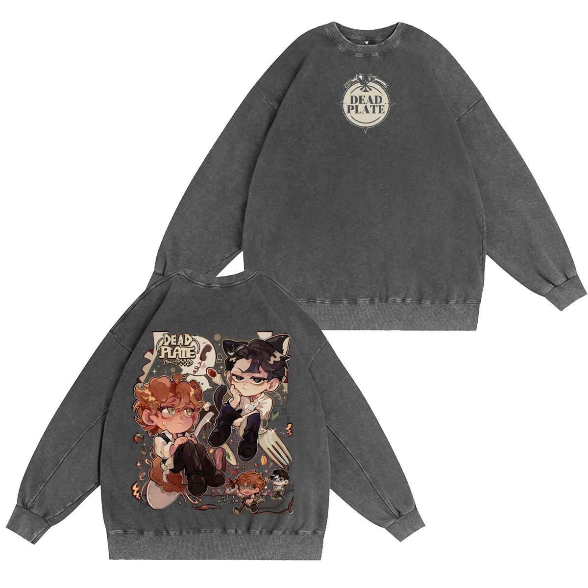 Dead Plate Vintage Washed T-shirt/Crewneck/Hoodie