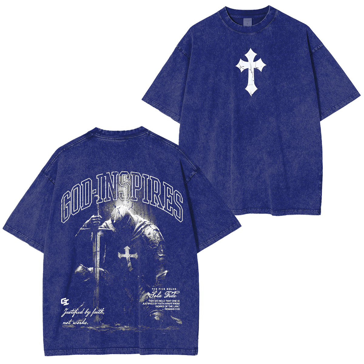 The Five Solas: Sola Fide' Washed T-shirt/Crewneck/Hoodie