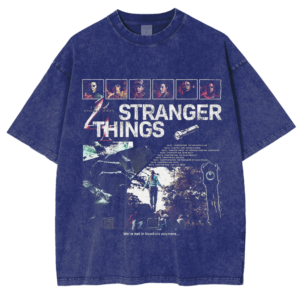 Stranger Things - Season 4' Washed T-shirt/Crewneck/Hoodie