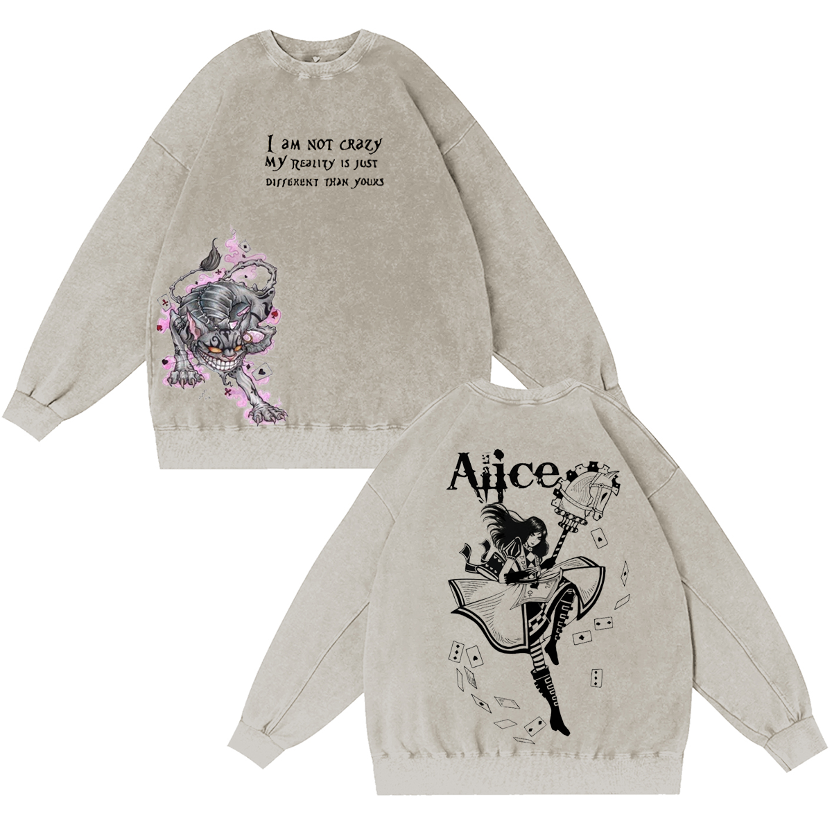 Alice: Madness Returns Washed T-shirt/Crewneck/Hoodie